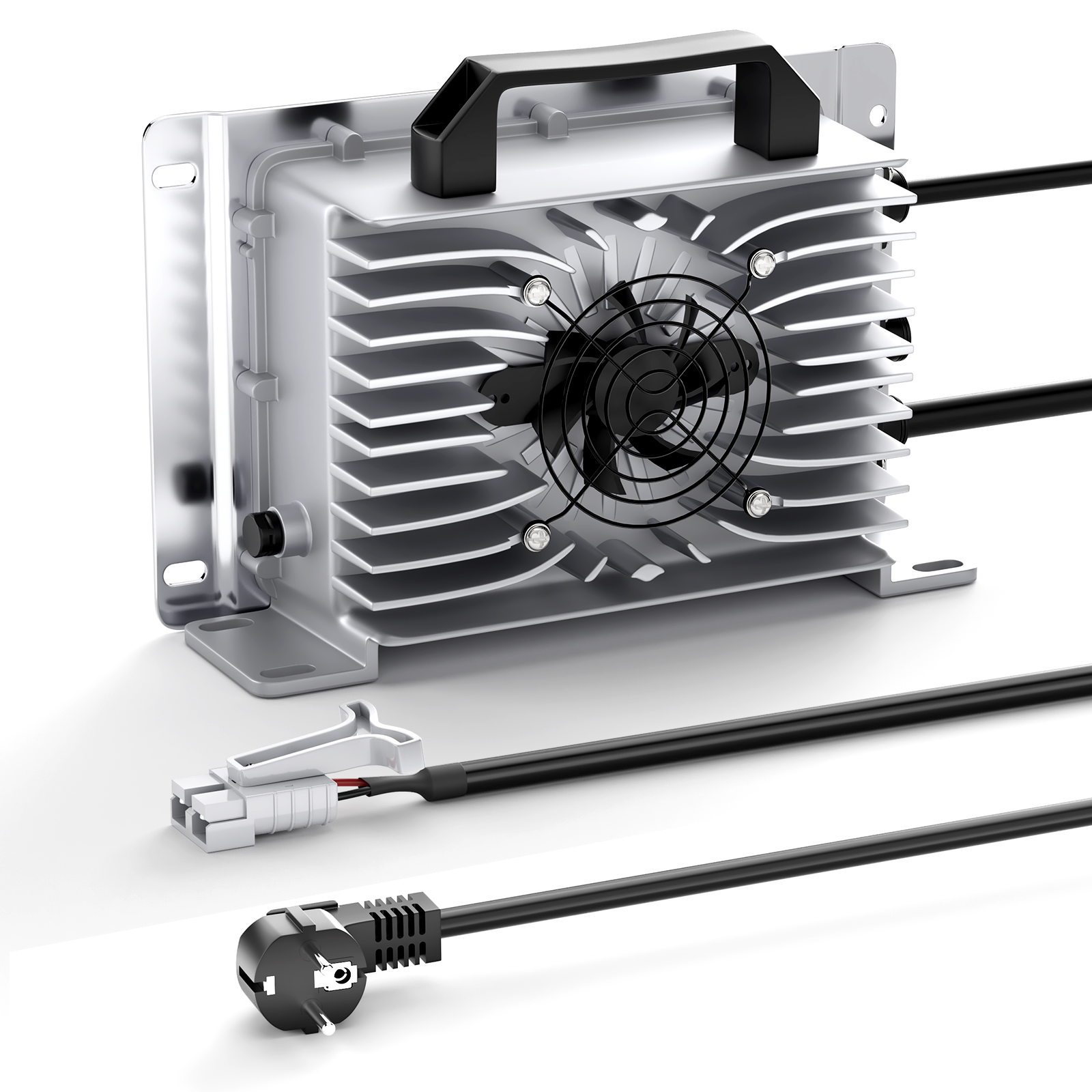 Suraziki 73V 25A Lithium-Lifepo4 Batterie Ladegerät für 64V 60V 20S Batterie, wasserdicht, 0-V-BMS-Aktivierungsladegerät für Wohnmobile, Boote, Golfwagen, Energiespeichersystem